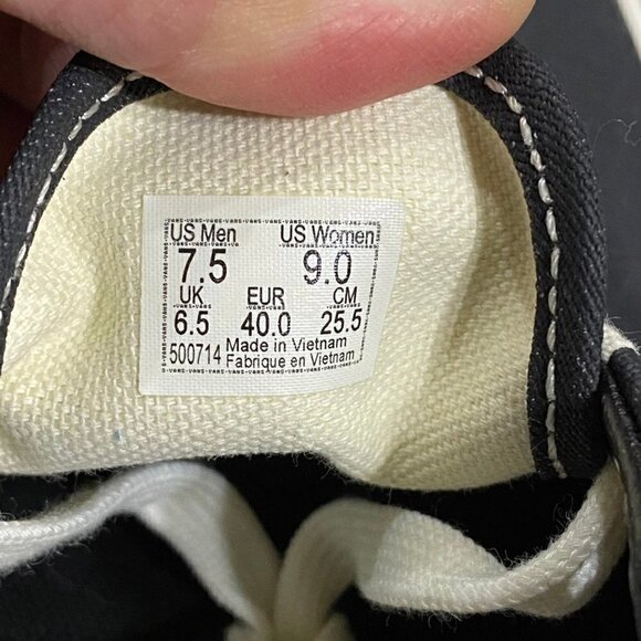 VANS Era sf V66 Black/Multi Graphic Print Sneakers Size 9 Women - Picture 9 of 9